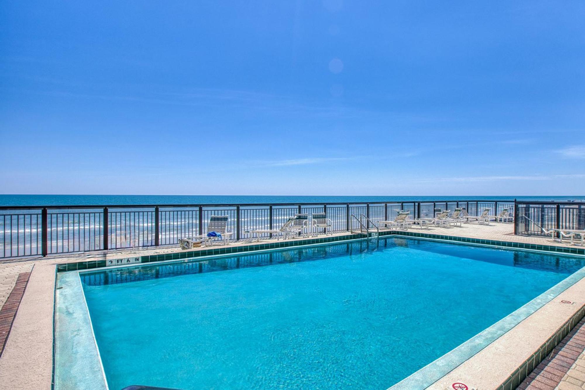 Ocean View With A Beachfront Pool At Ocean Trillium Condo ~ 403 New Smyrna Beach Buitenkant foto